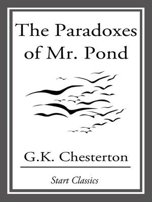 cover image of The Paradoxes of Mr. Pond